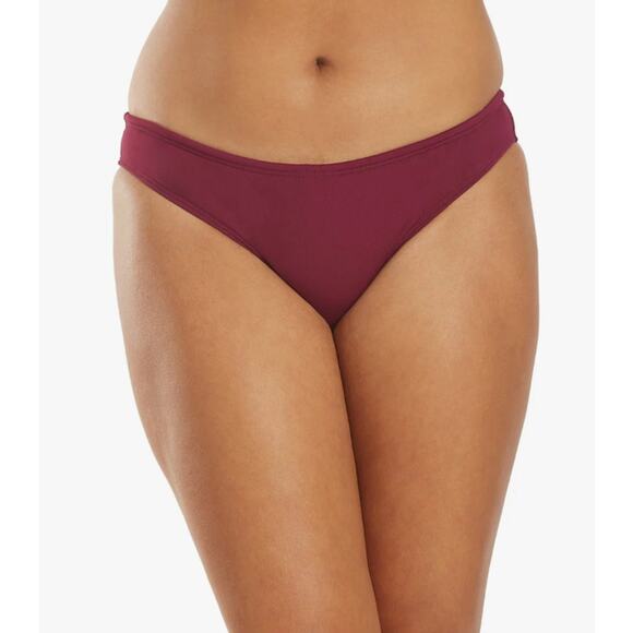 Andie Swim Plum Red Hipster Bikini Bottom Women’s Swimwear - Picture 2 of 9